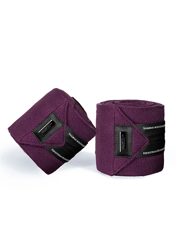 Equestrian Stockholm Fleece Bandagen Sportive Black Raven Equestrian Stockholm Fleece Bandagen Sportive Black Raven