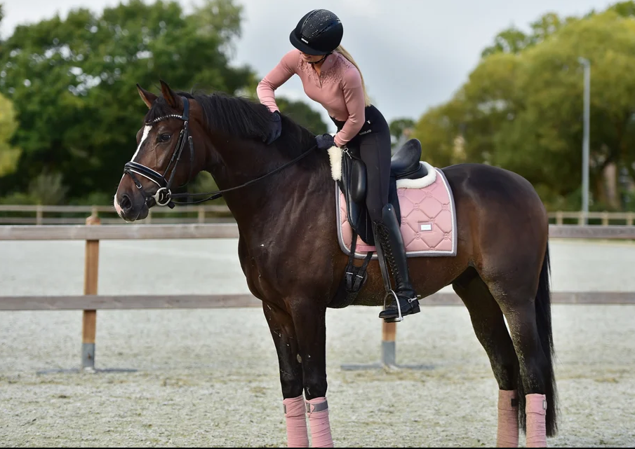 Equestrian Stockholm Dressur Schabracke Pink Pearl