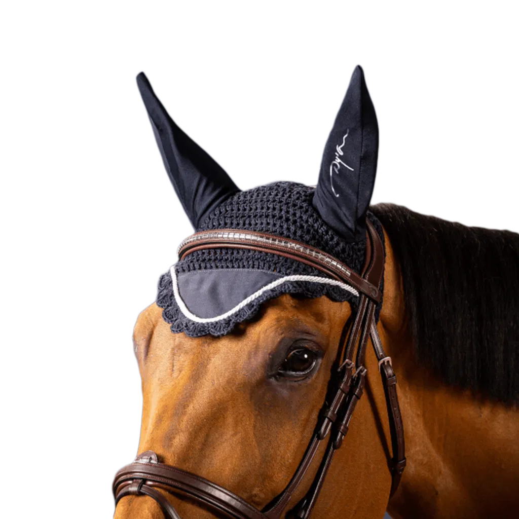 Fliegenhaube HLA Show, Fliegenohren, Fliegenmütze, navy