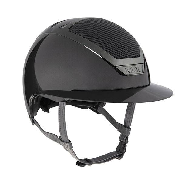 Star-Lady-pure-shine-chrome-anthrazit EINLAGERUNG: Kask Reithelm Star Lady Pure Shine