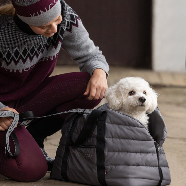 Kingsland HW25 Hundetasche mit Decke, grey forged iron Kingsland HW25 Hundetasche mit Decke, grey forged iron