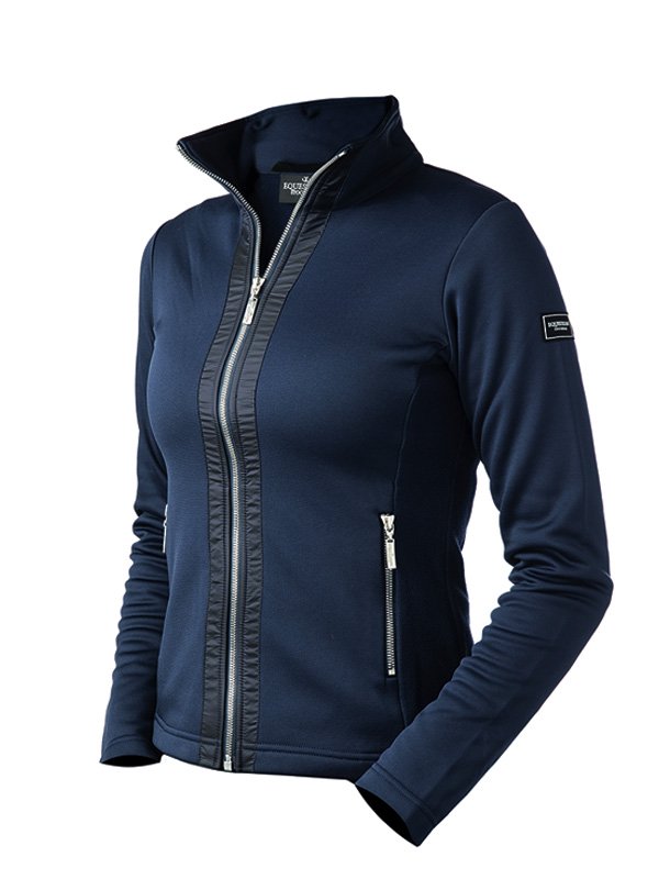fleece-jacket-navy Equestrian Stockholm Fleecejacke Navy