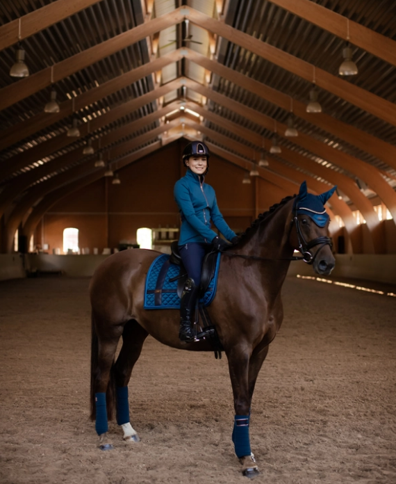 drnobomonaco1 Equestrian Stockholm Dressur Schabracke No Boundaries Monaco blue
