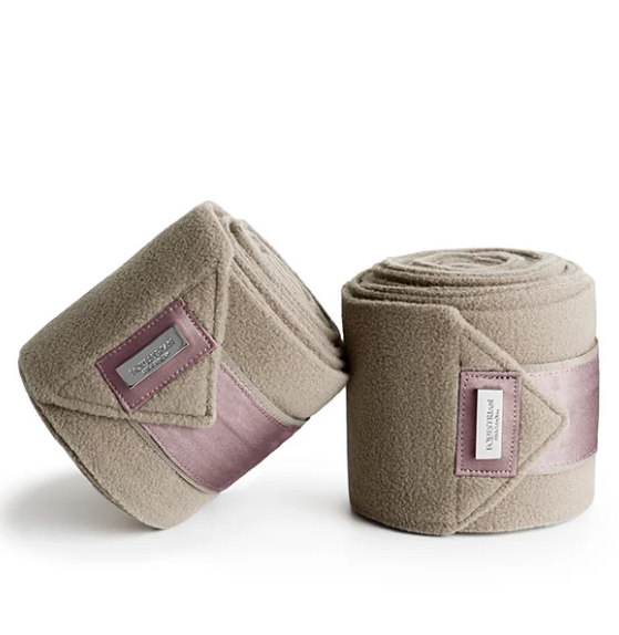 flbder Equestrian Stockholm Fleece Bandagen Desert Rose