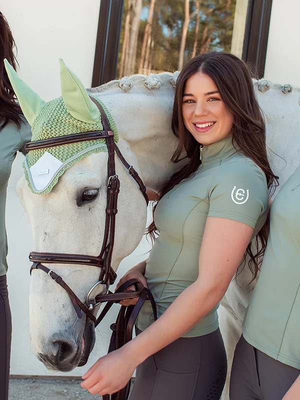 pistachio-sportive-top-equestrian-stockholm Equestrian Stockholm Damen Sportive Top Pistachio White