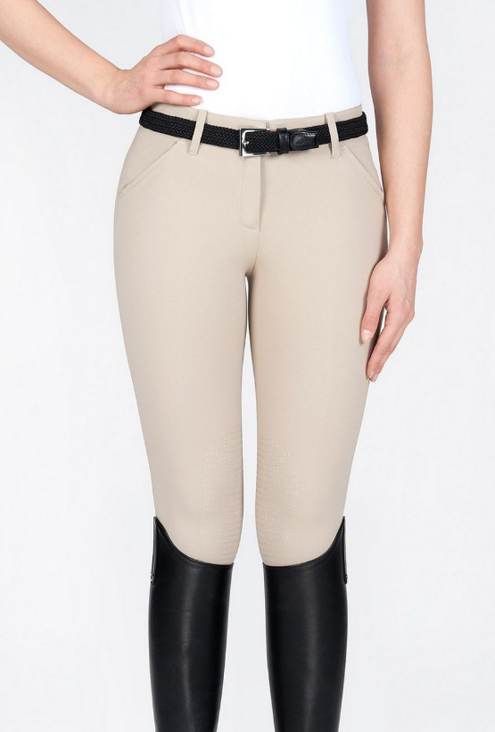bicebe Equiline Damen Reithose Bice Knee Grip, Kniebesatz