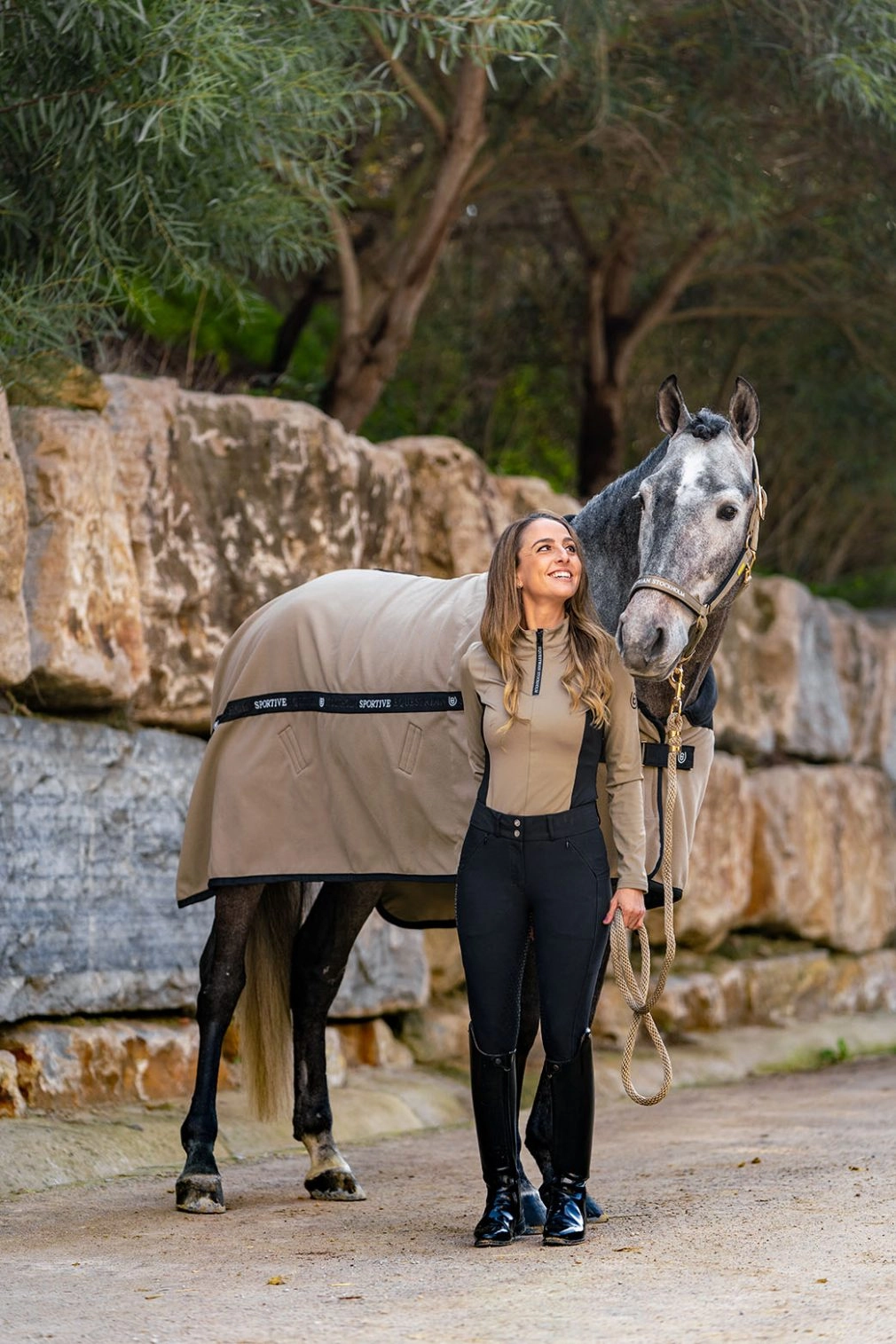 11239-4 Equestrian Stockholm Fleecedecke Sportive Chantelle