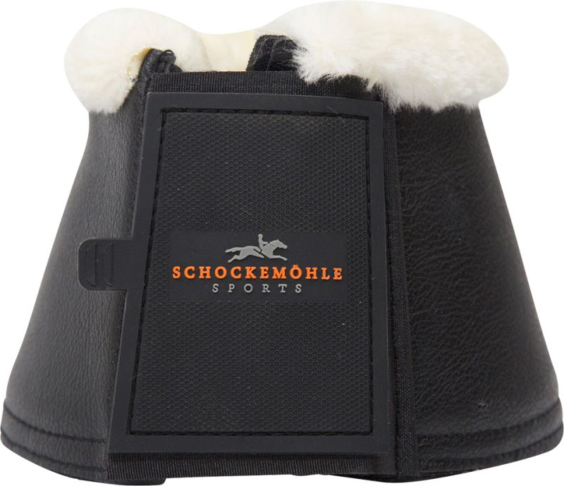 Schockemöhle Sports Sprung Glocken Bell Boots Fur, black