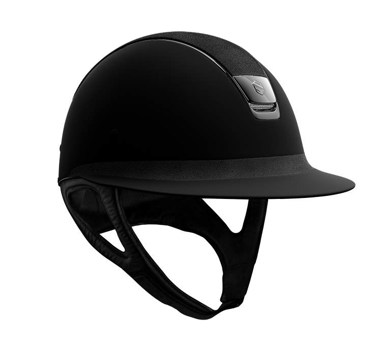 ws Samshield Reithelm Miss Shield CSM, Alcantara Top, Front Alcantara, Trim and Blason black chrome