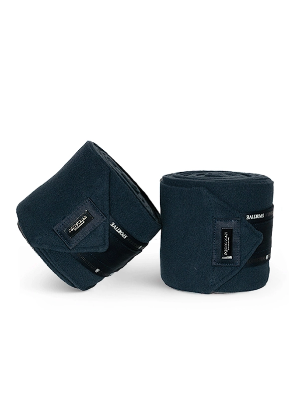 sportive-navy-fleece-bandages Equestrian Stockholm Fleece Bandagen Sportive navy