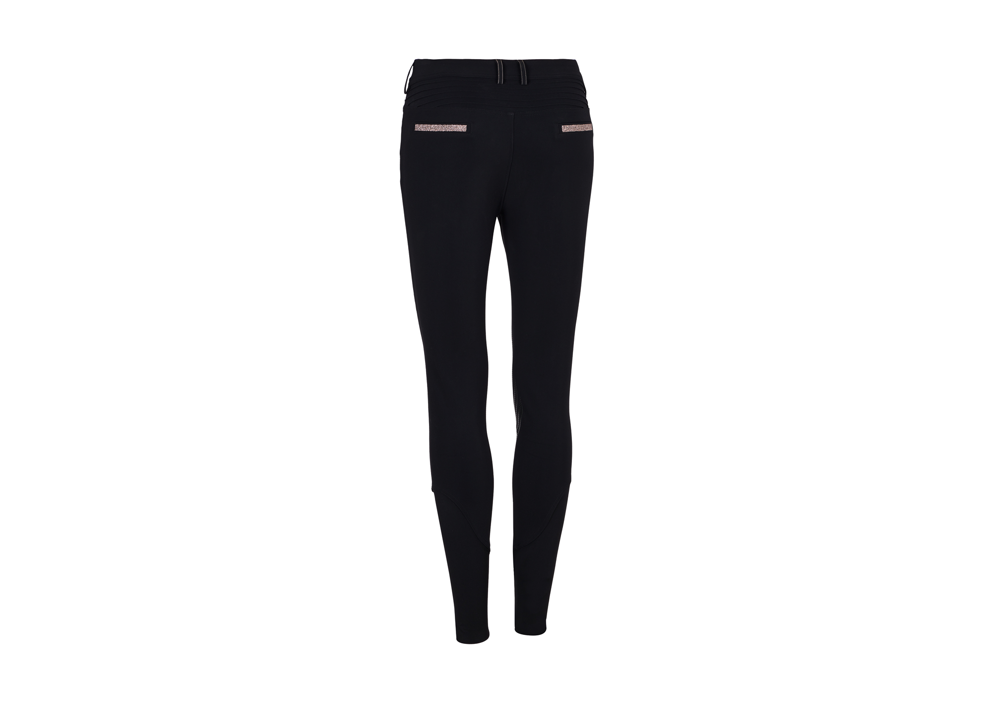 ADELE-BLACK_PINK_GOLD-02 Samshield FS21 Damen Reithose "Adele" Rose Gold mit Kniebesatz