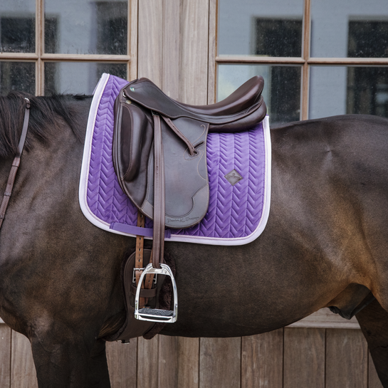 Kentucky Horsewear Dressur Schabracke Velvet Contrast