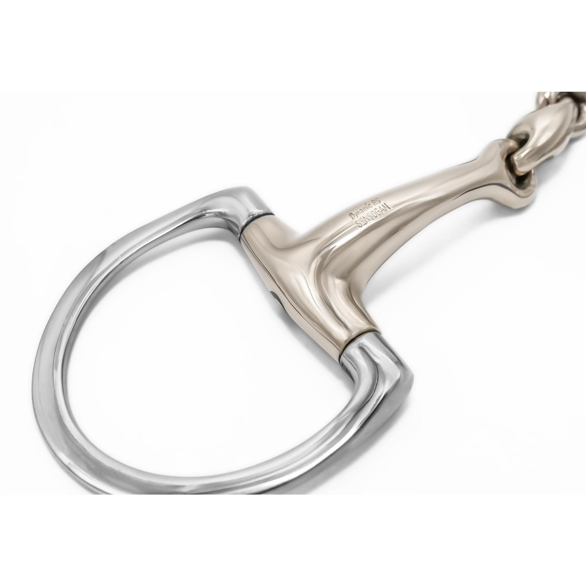 HS Sprenger Dynamic RS Olivenkopfgebiss mit D-förmigem Ring 14 mm doppelt gebrochen