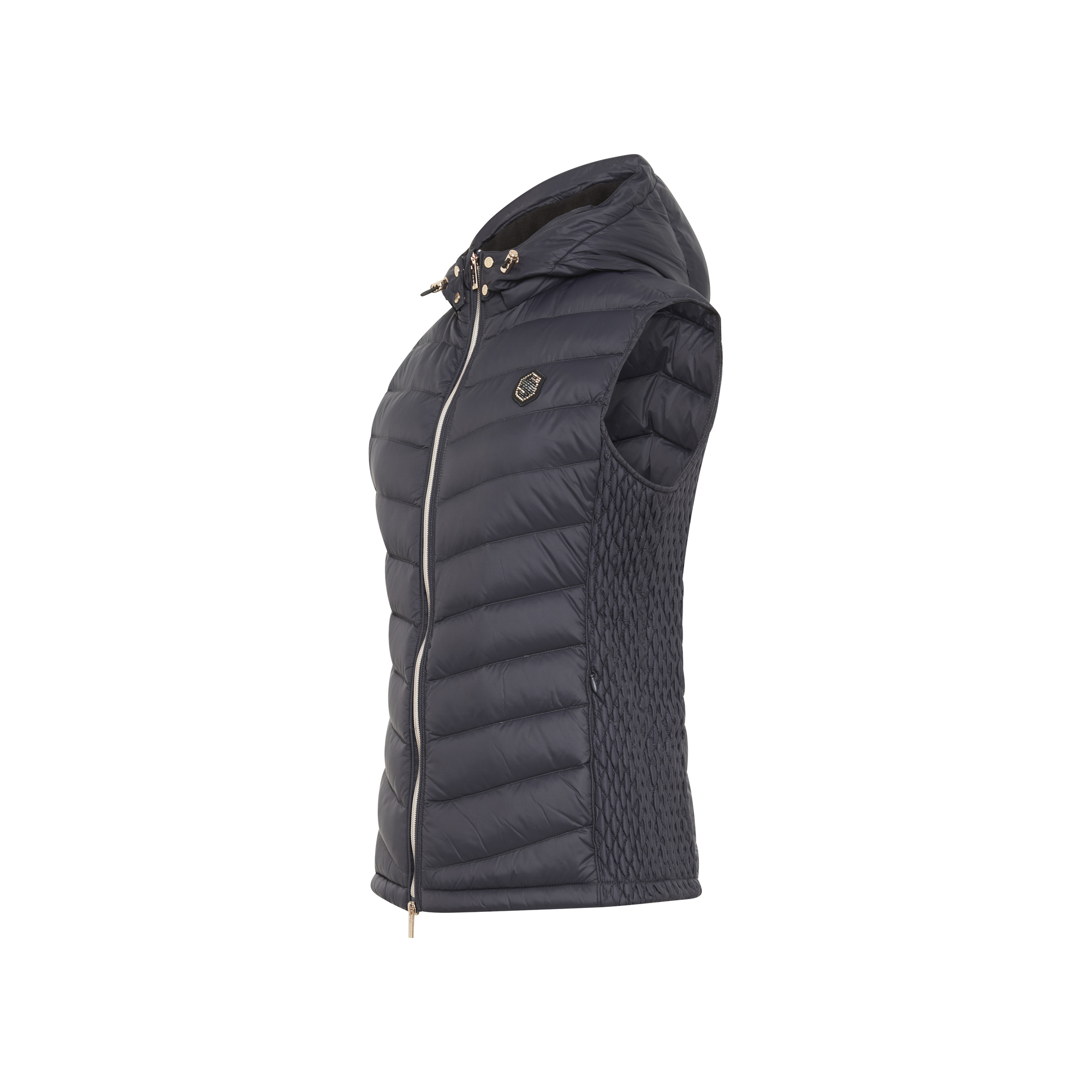 CHAMONIX_RG_DARK_SHADOW_FACE Samshield HW22 Damen Daunen Weste Chamonix
