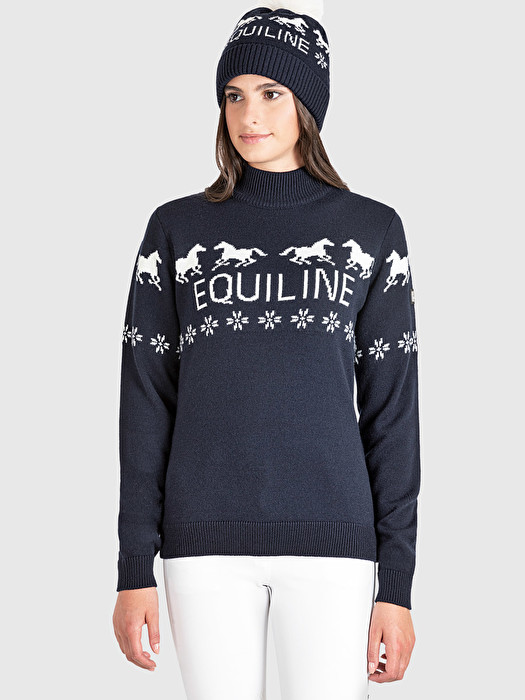 217MR09772002_01 Equiline HW21 Damen Pullover Rudolph