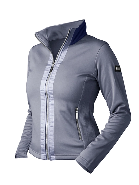 crystal_grey-fleece-jacket Equestrian Stockholm Fleecejacke Crystal Grey