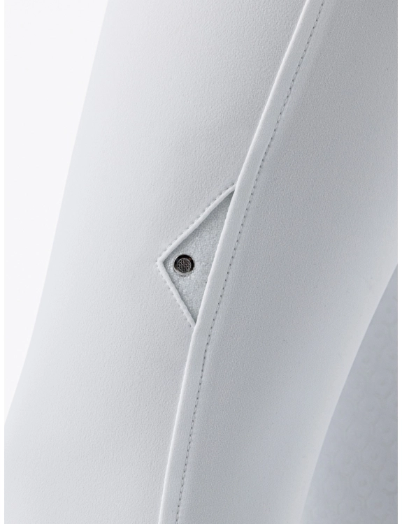 Equiline Damen Reithose Crystalek mit Kristallstoffeinsatz, Knee Grip