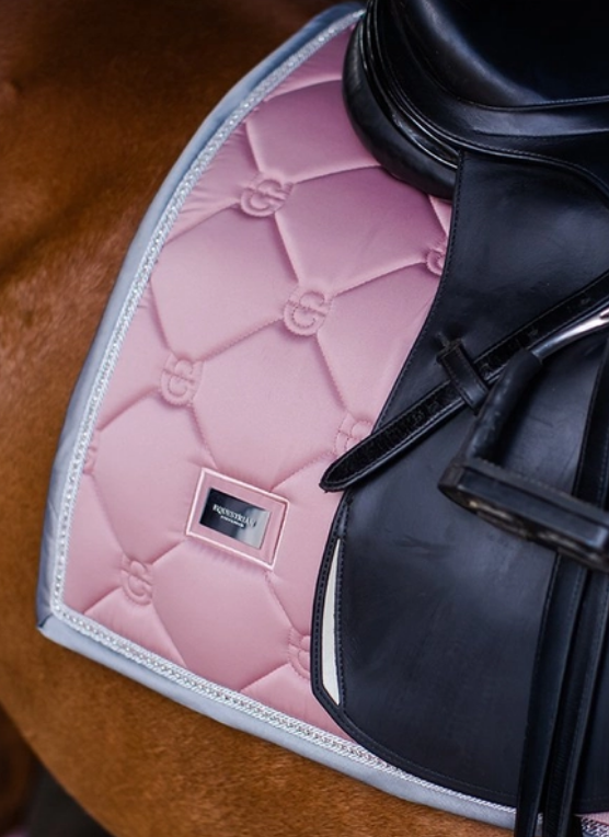Equestrian Stockholm Dressur Schabracke Pink Crystal