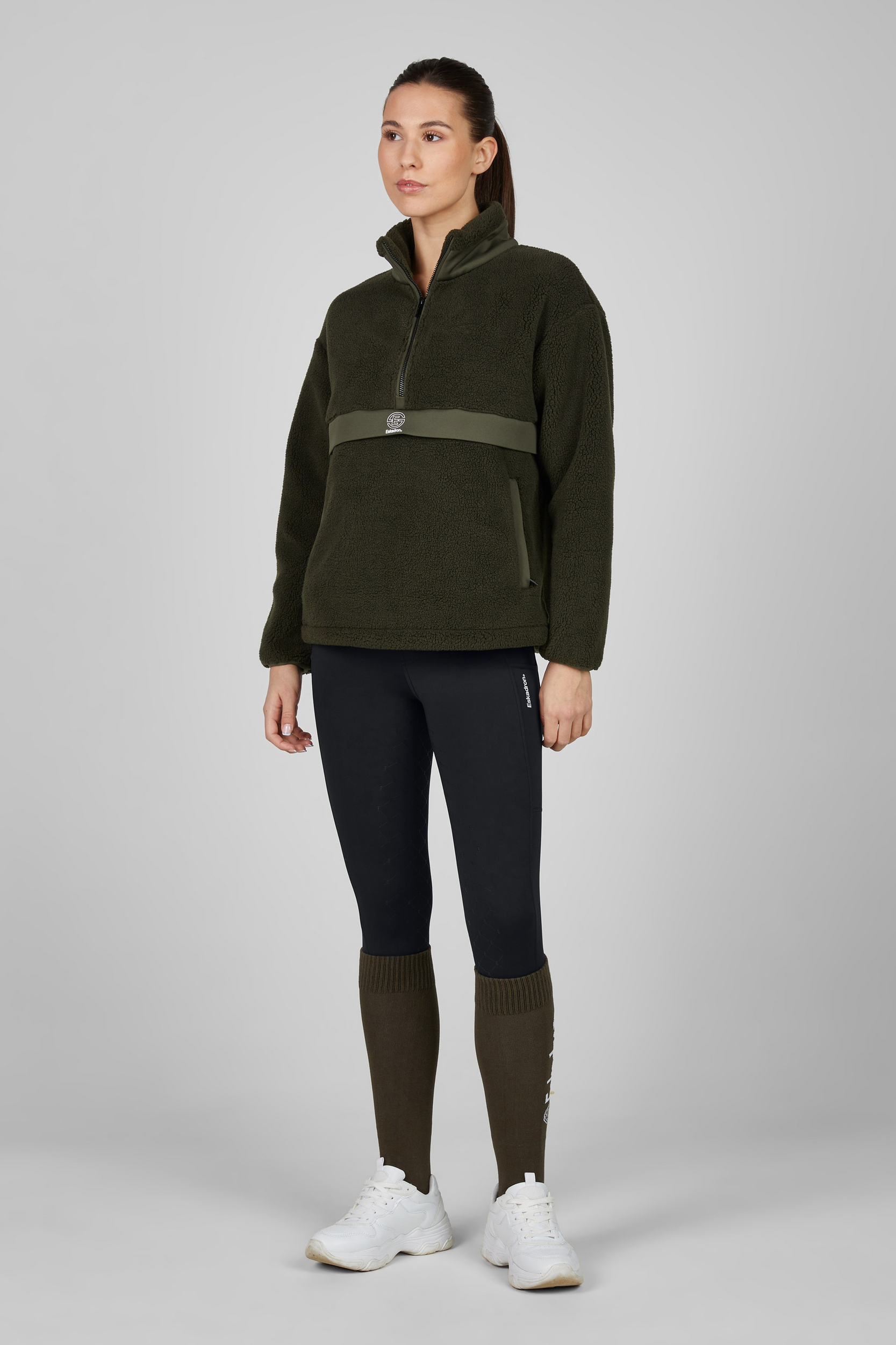 Eskadron Damen Half ZIP Sweater Teddy Dynamic 2025