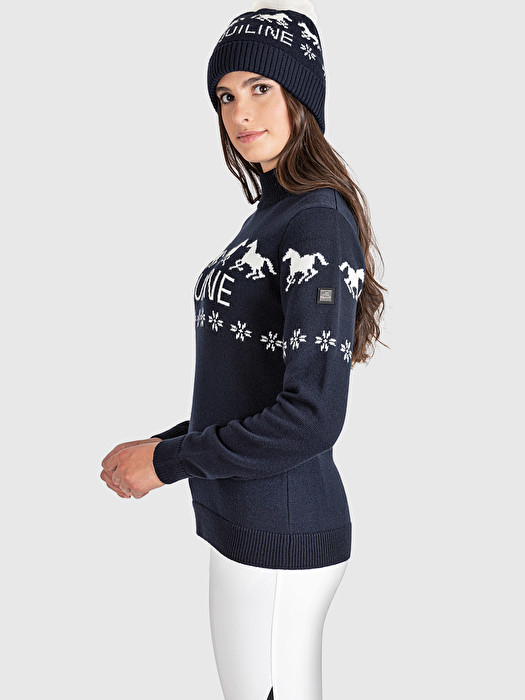 217MR09772002_03 Equiline HW21 Damen Pullover Rudolph
