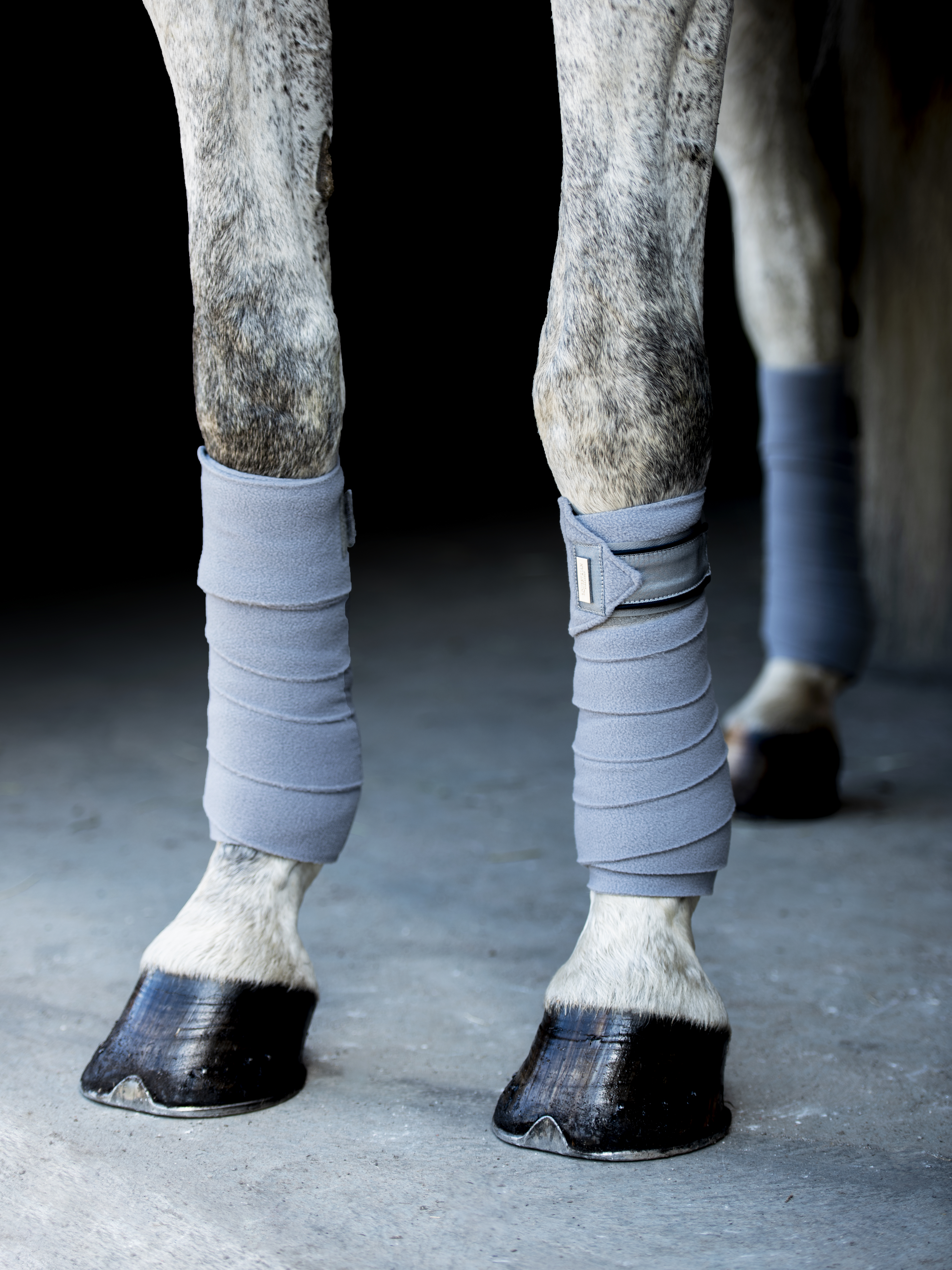 Equestrian Stockholm Fleece Bandagen Crystal Grey