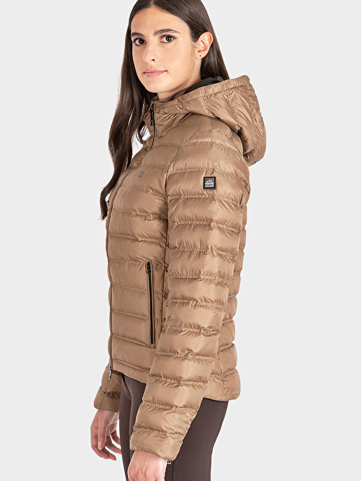 Ecrecamel2 Equiline HW22 Damen Bomberjacke Ecre