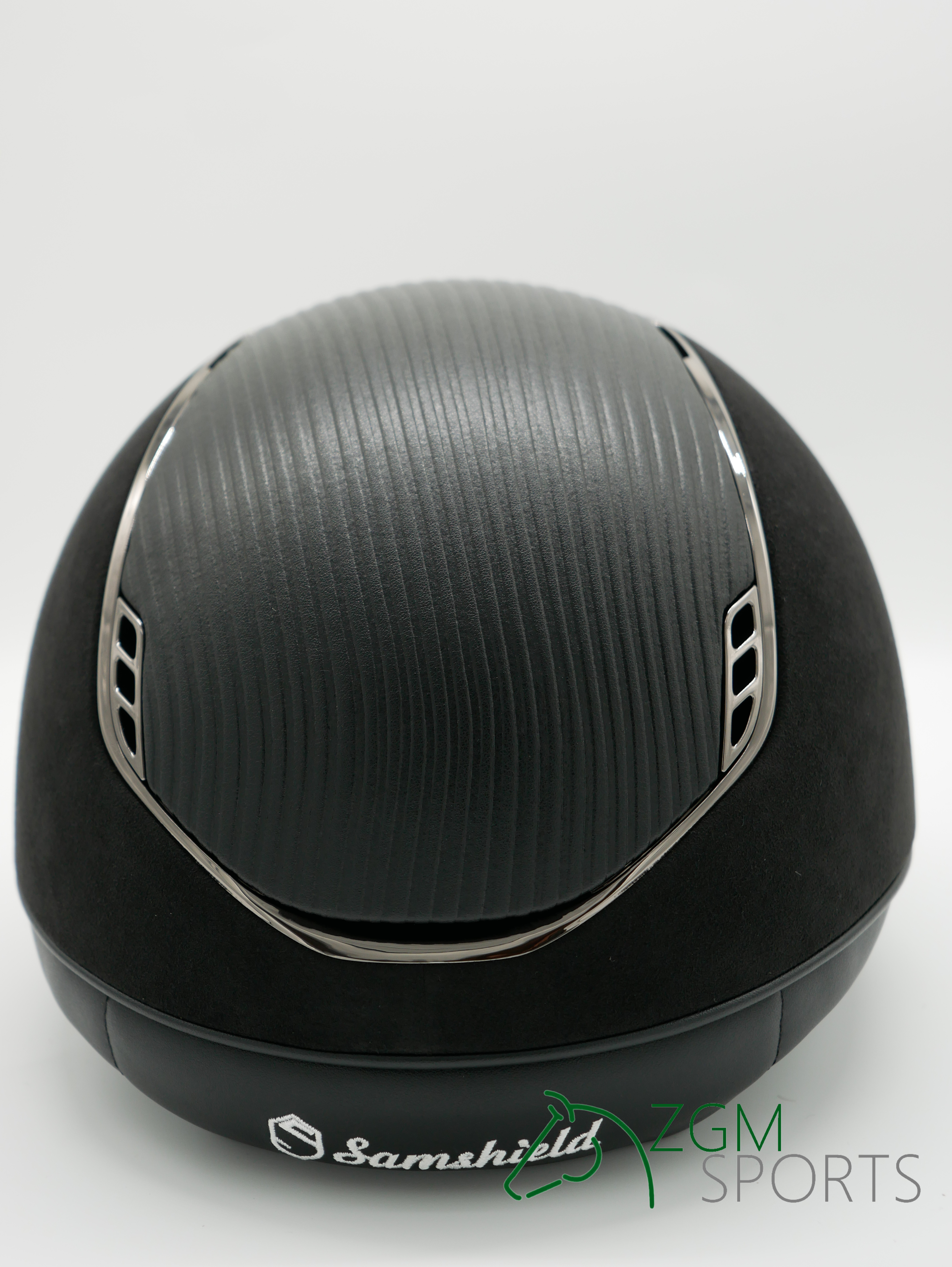 Reithelm Classic 2.0 Premium Alcantara Black, Top Leather, Trim + Blason Black Chrome