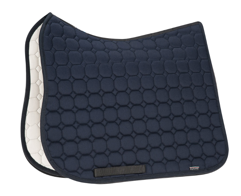Octagon-blue-dre Equiline Dressur Schabracke Octagon