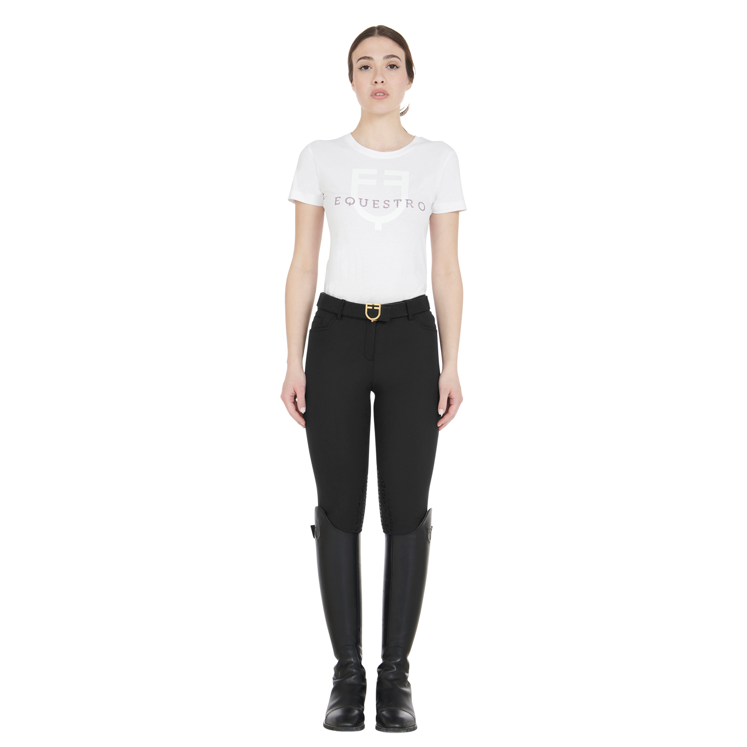 Equestro Damen Reithose Zenda, Knie Grip
