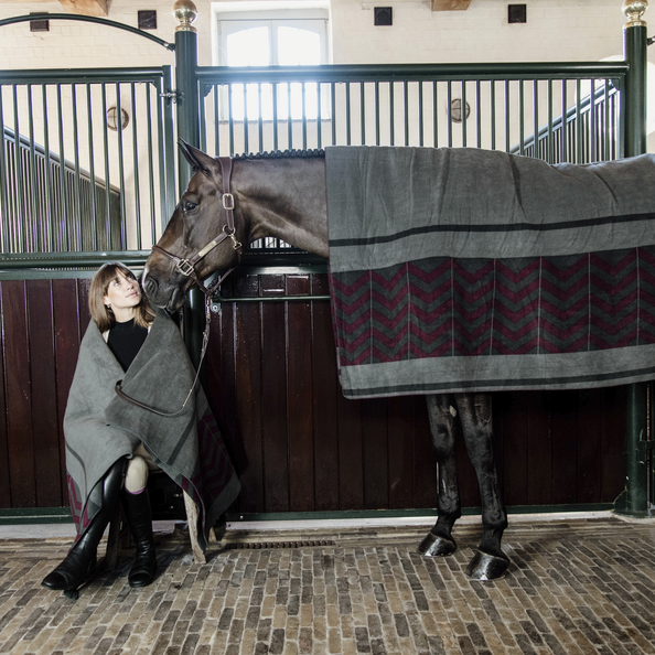 52170 Kentucky Horsewear Fleecedecke Square Heavy Fishbone