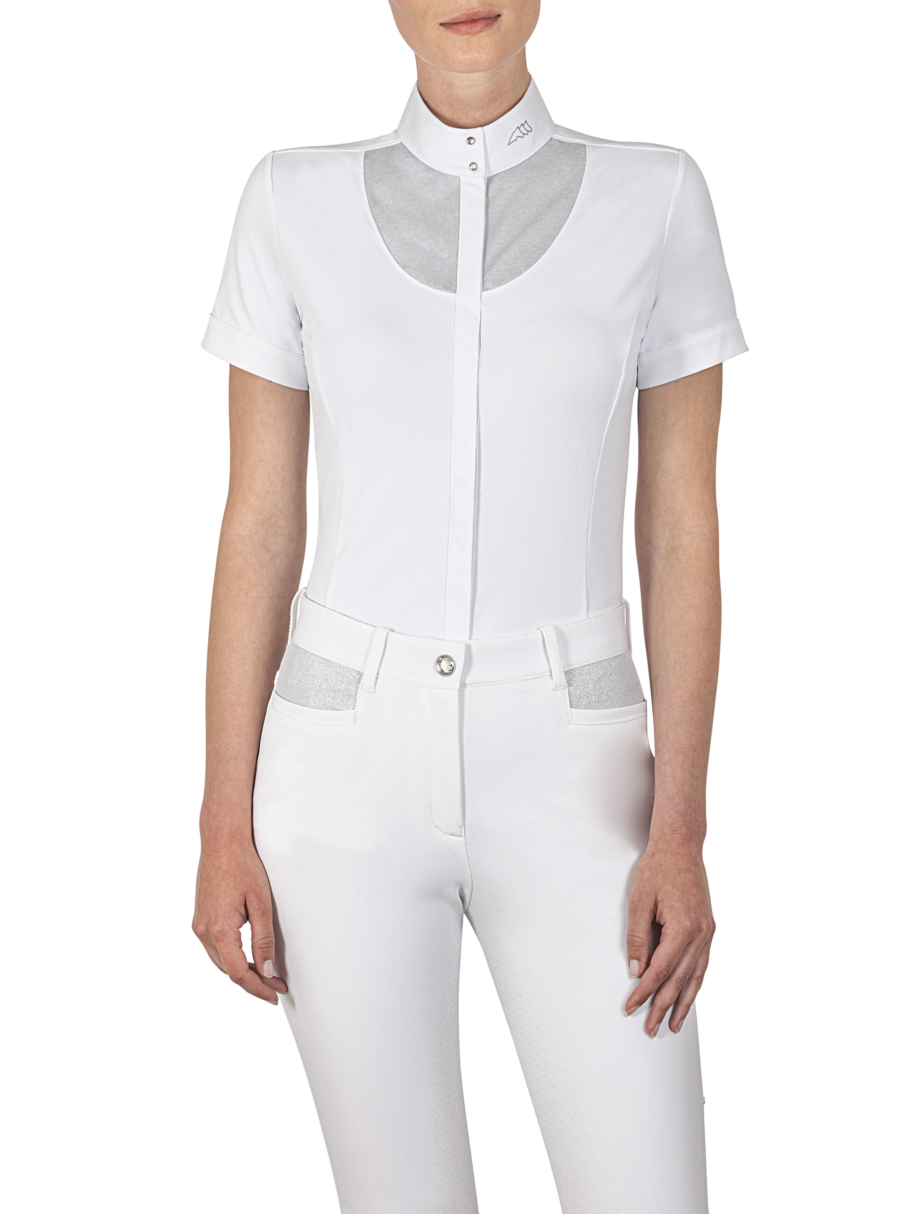 P07661_Golerg_001_Front_DEA Equiline SS22 Damen Polo- Turniershirt Golerg