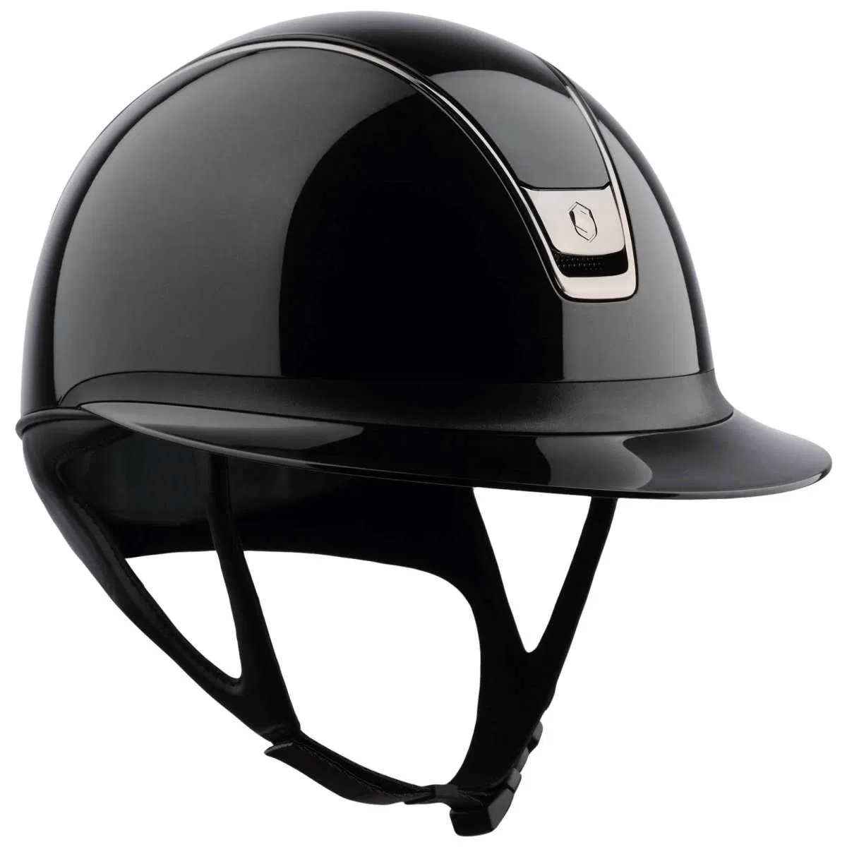 Samshield Reithelm Miss Shield Glossy 2.0 Classic, Trim black chrome ink. Inlay