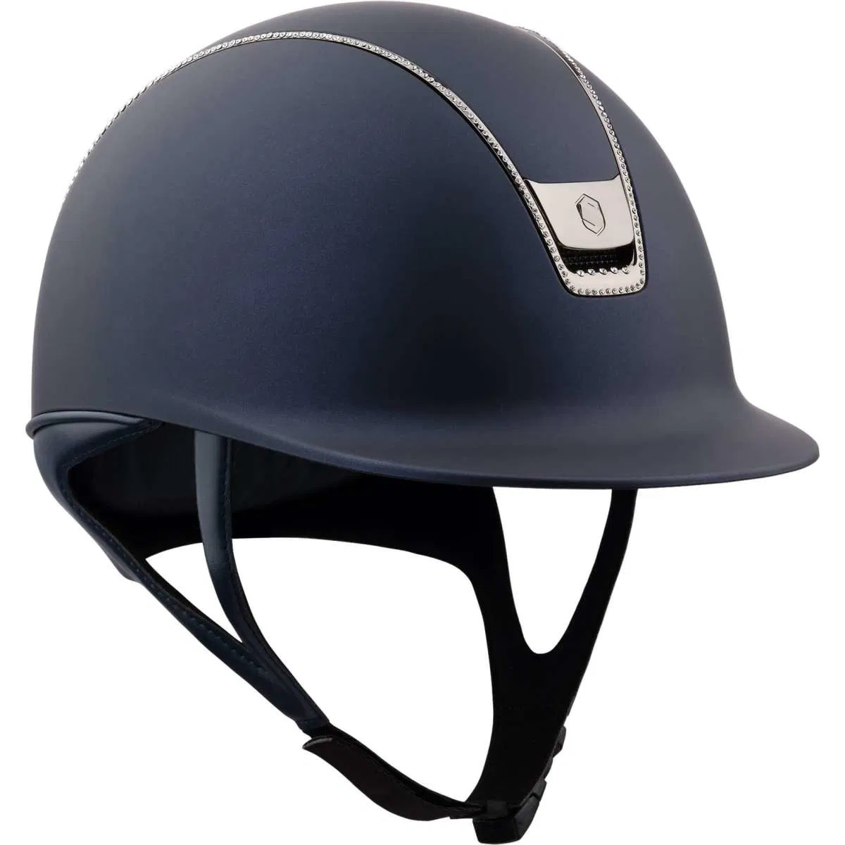 Reithelm Classic 2.0 Shadowmatt, Top Paint, Trim+Blason Black Chrome,300 Sw Crystal Colour