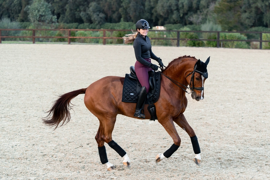 total_ecplipse_dressage_full_2 Equestrian Stockholm Fleece Bandagen Total Eclipse