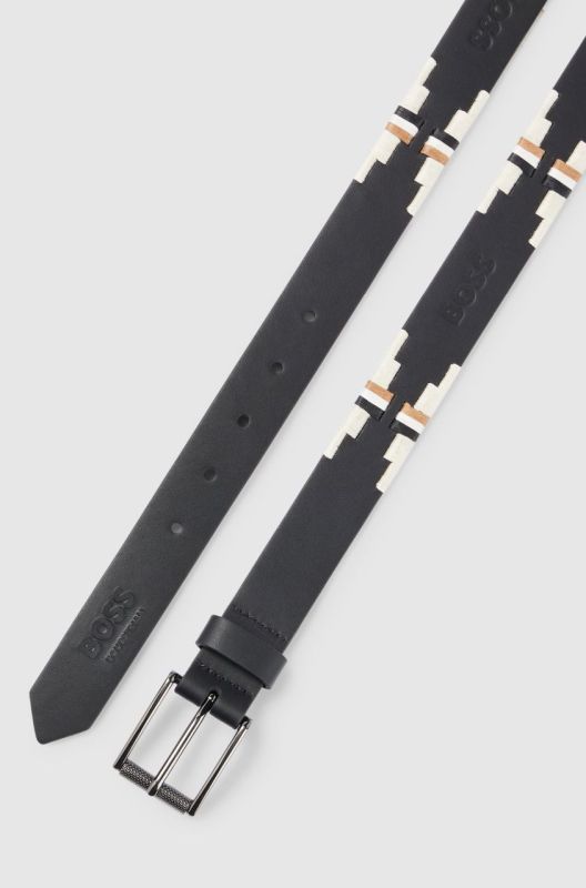 Boss Equestrian Gürtel Signature, unisex