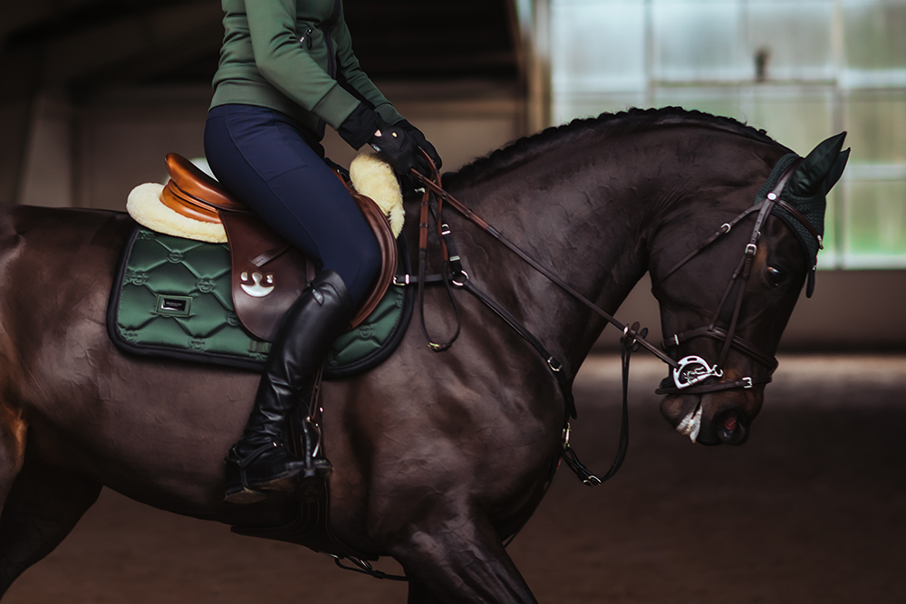 Equestrian Stockholm Fliegenhaube Deep Olivine Pony