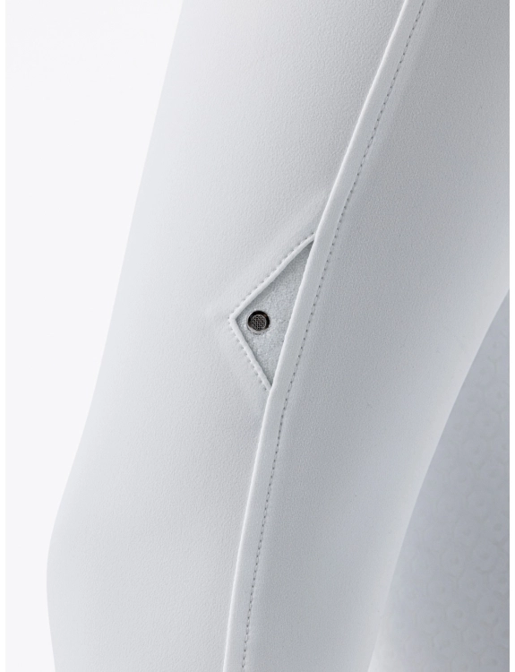 Equiline Damen Reithose Crystalef mit Kristallstoffeinsatz, Full Grip