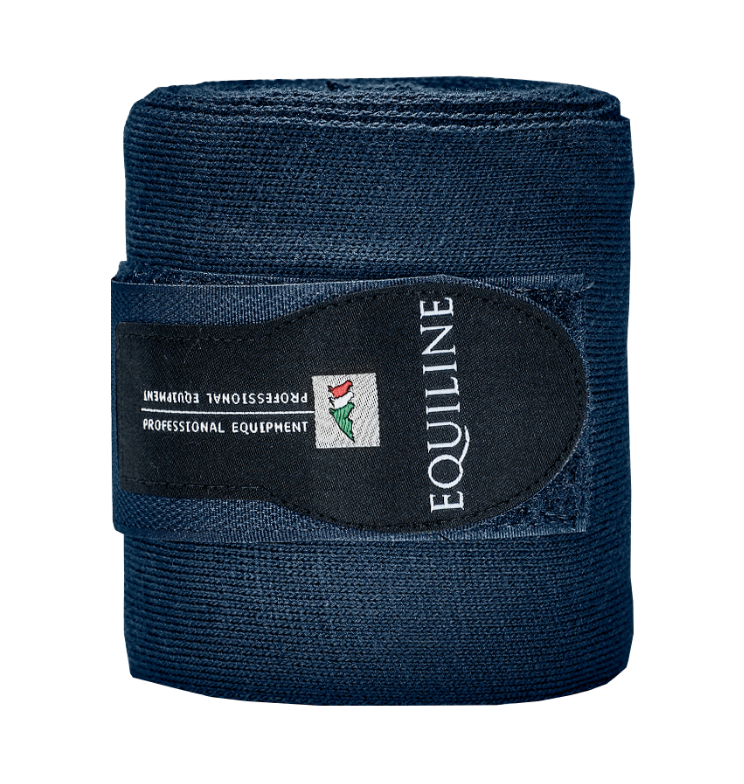 navywolle Equiline Woll Bandagen