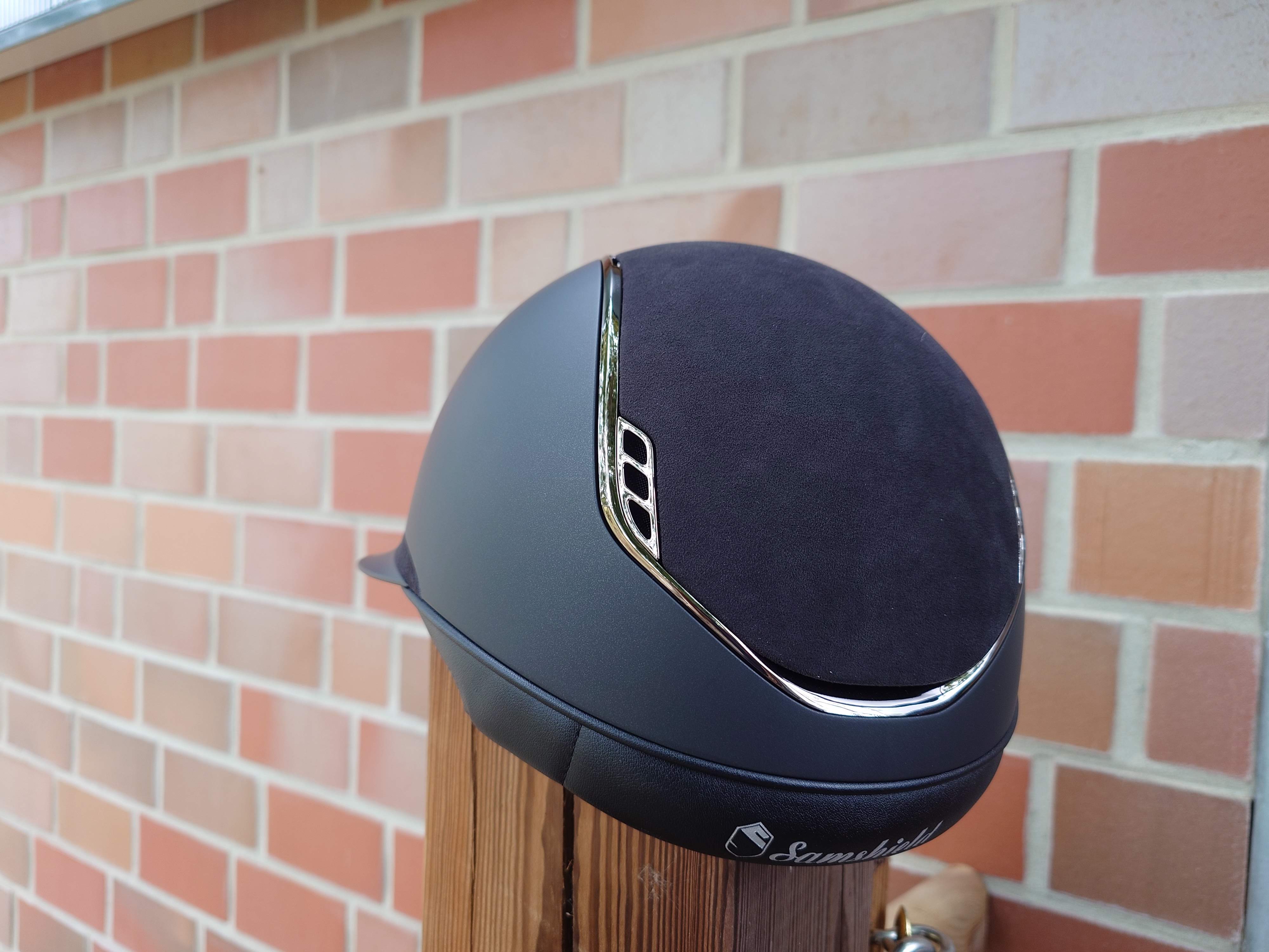 Samshield Reithelm Miss Shield 2.0 Top&FB Alct, Trim black chr., Blason Crystal Fabric black