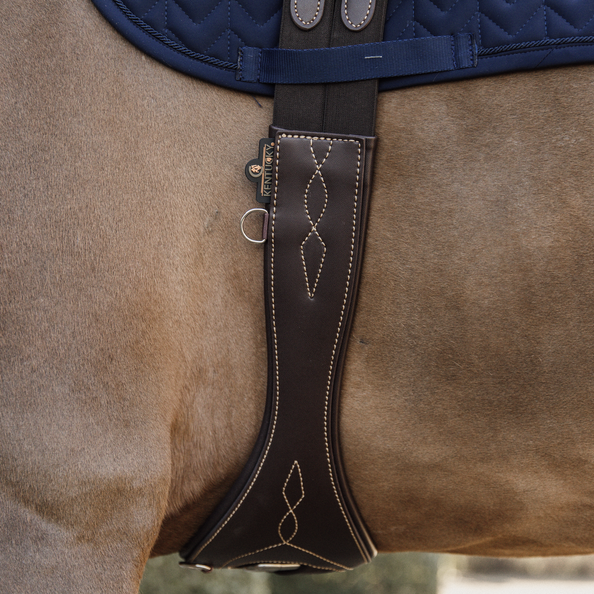Kentucky Horsewear Sattelgurt anatomisch, Leder