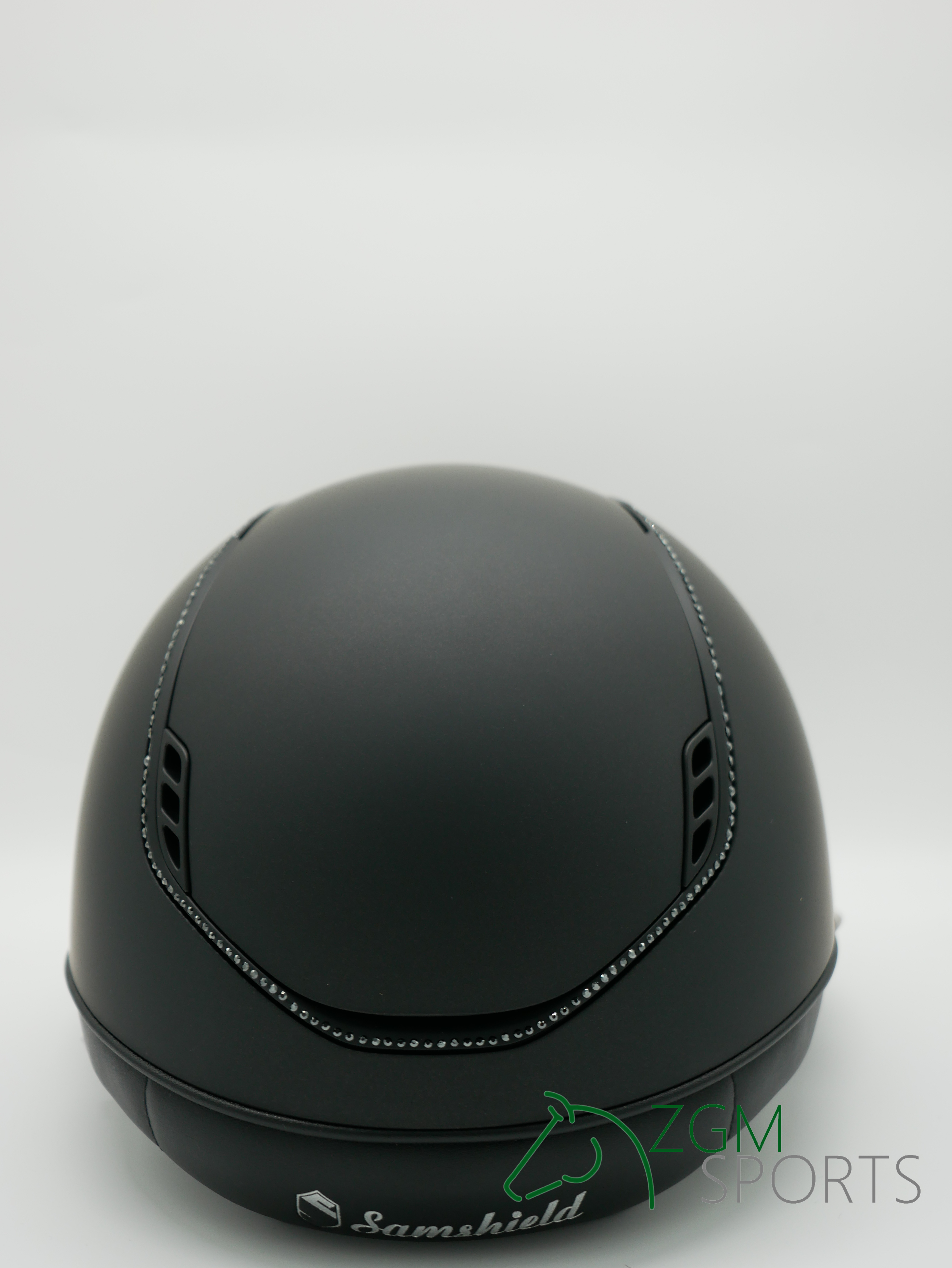 Reithelm Miss Shield 2.0 Shadowmatt,Top Paint, Trim+Blason Matt Black, 300 Sw Jet Hematite