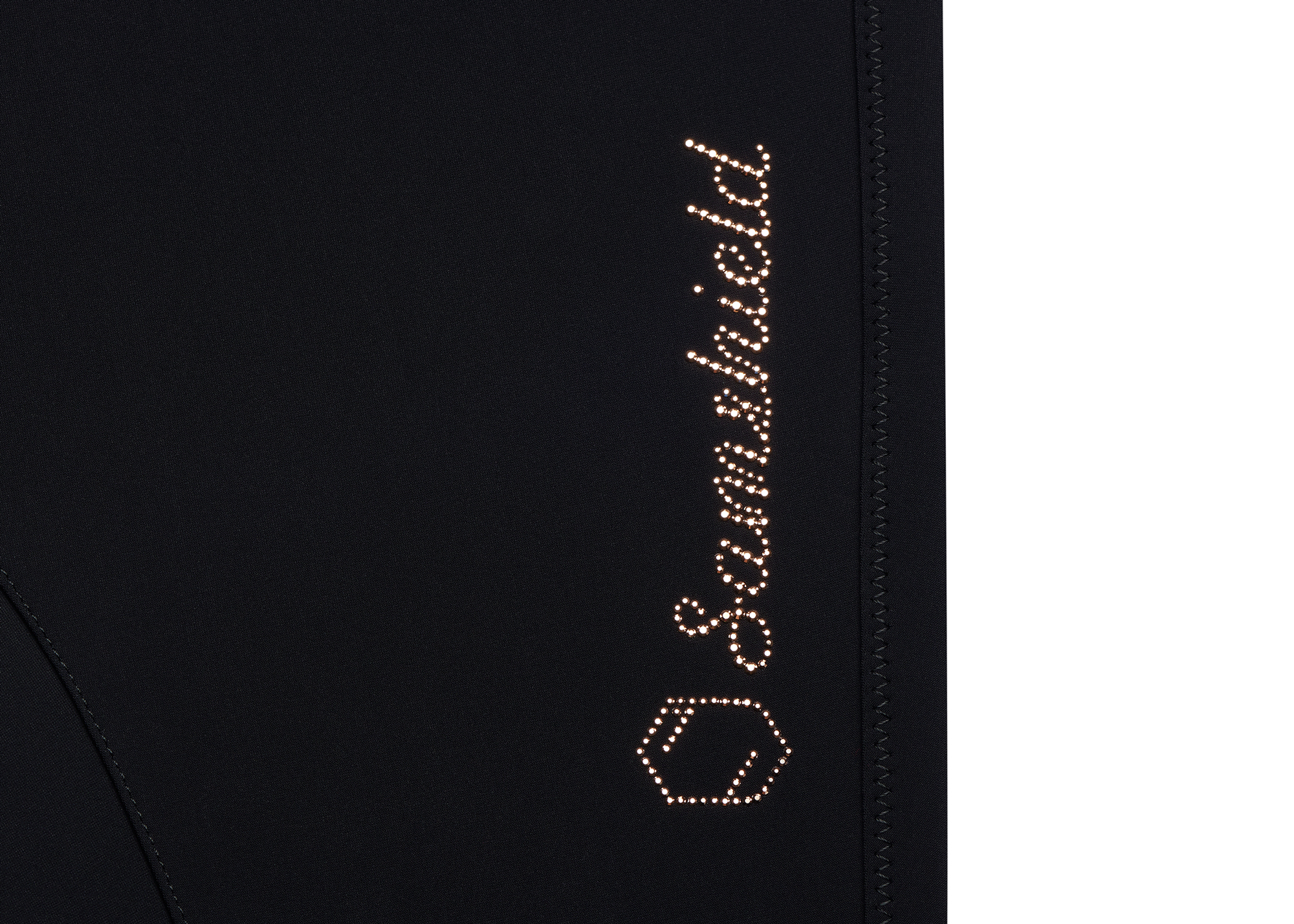 ADELE-BLACK_PINK_GOLD-04 Samshield FS21 Damen Reithose "Adele" Rose Gold mit Kniebesatz
