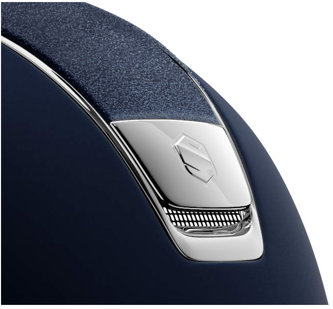 Samshield Reithelm Classic Shadow Matt, Alcantara Top, Chrome silver